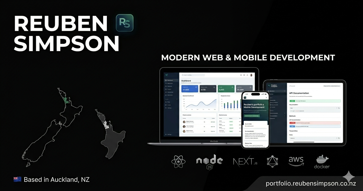 Reuben Simpson - Full-Stack Developer